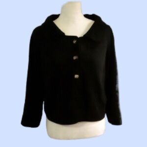 Kenar Jacket Small Cropped Black